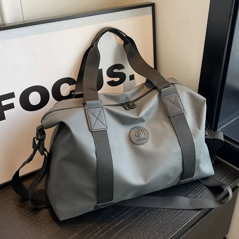 Men's Large Capacity Travel Duffel Bag | Durable Nylon Sports Tote