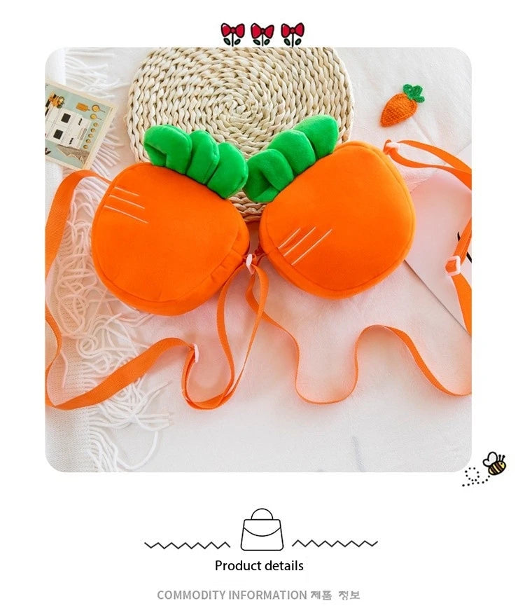Cute Plush Baby Girls Coin Purse Handbags | Adorable Winter Bags