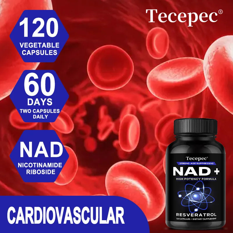 NAD+ Supplements with Quercetin & Resveratrol | Optimal Cell Health