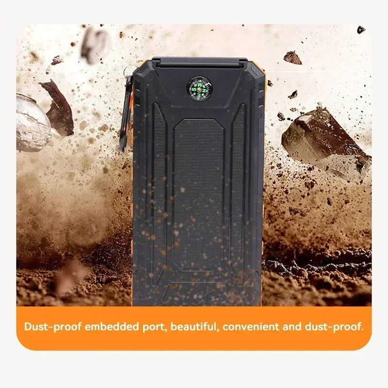 200000mAh Solar Power Bank | Fast Charging Portable Charger