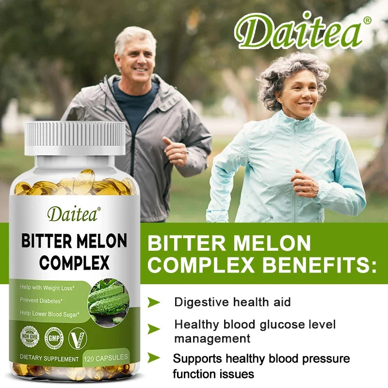 Natural Bitter Melon Extract Capsules | Support Blood Sugar & Fat Burn