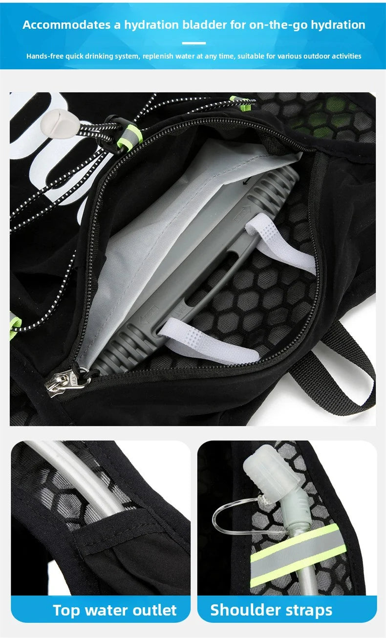 Lightweight Running Hydration Vest Backpack | Water-Saving Comfort