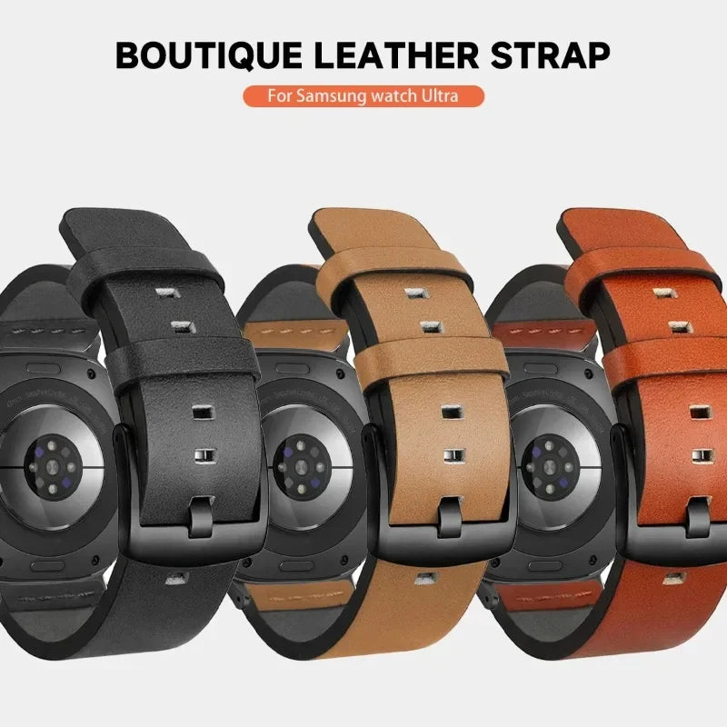 Leather Watchband for Samsung Galaxy Watch | Stylish Replacement Strap