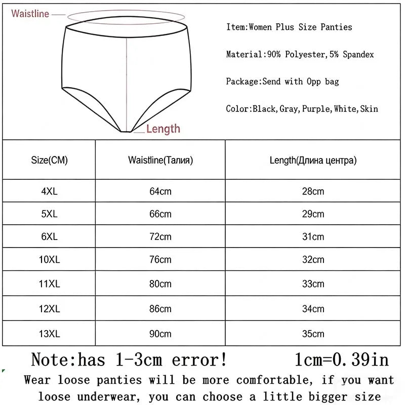 Plus Size Floral Briefs | Comfortable Women's Underwear