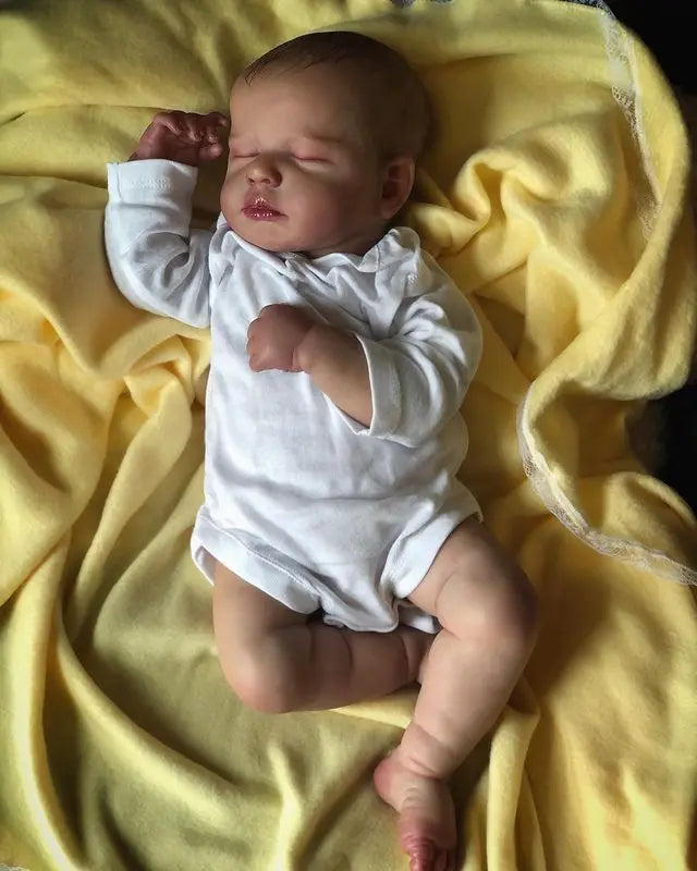 Muñeco Bebé Reborn Realista de 20 Pulgadas | Vinilo de Silicona Mixta