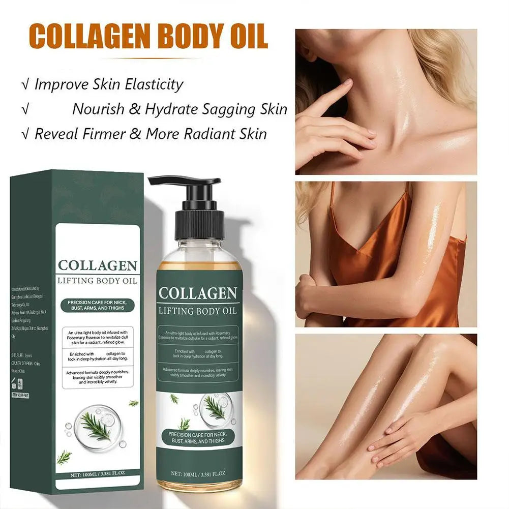 Collagen Body Oil for Moisturizing and Skin Tightening