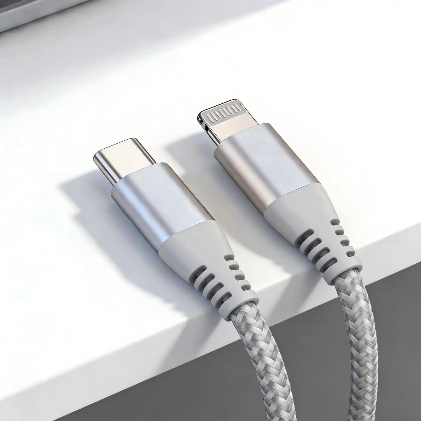 MFI Certified Fast Charging USB-C to Lightning Cable | 20W Nylon Braided