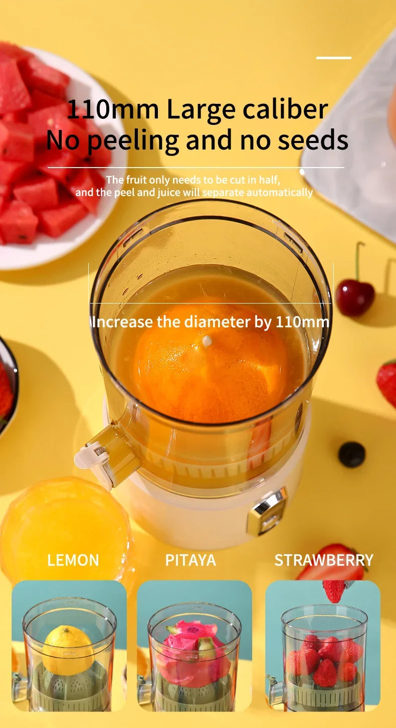 Portable Electric Orange Juicer | Citrus Juice Extractor & Blender
