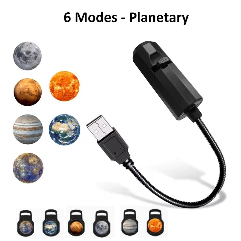 USB Halloween Moon Projector Light | Enchanting Holiday Decor