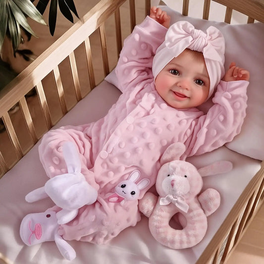 17-Inch Lifelike Baby Doll | Realistic Soft Vinyl with Accessories