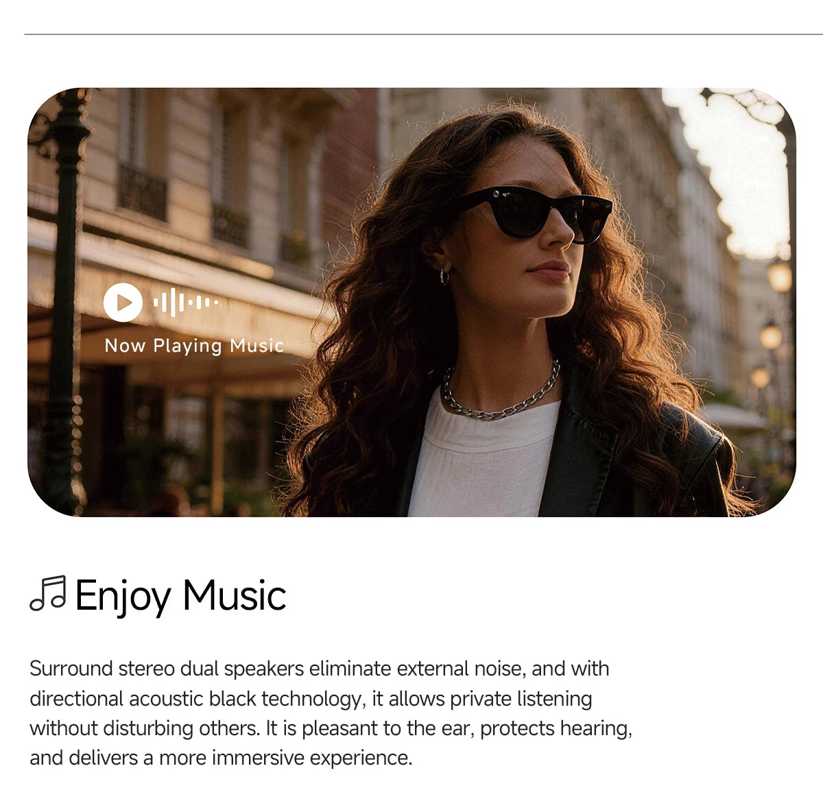 AI Smart Glasses with Real-time Translation and 800W Camera