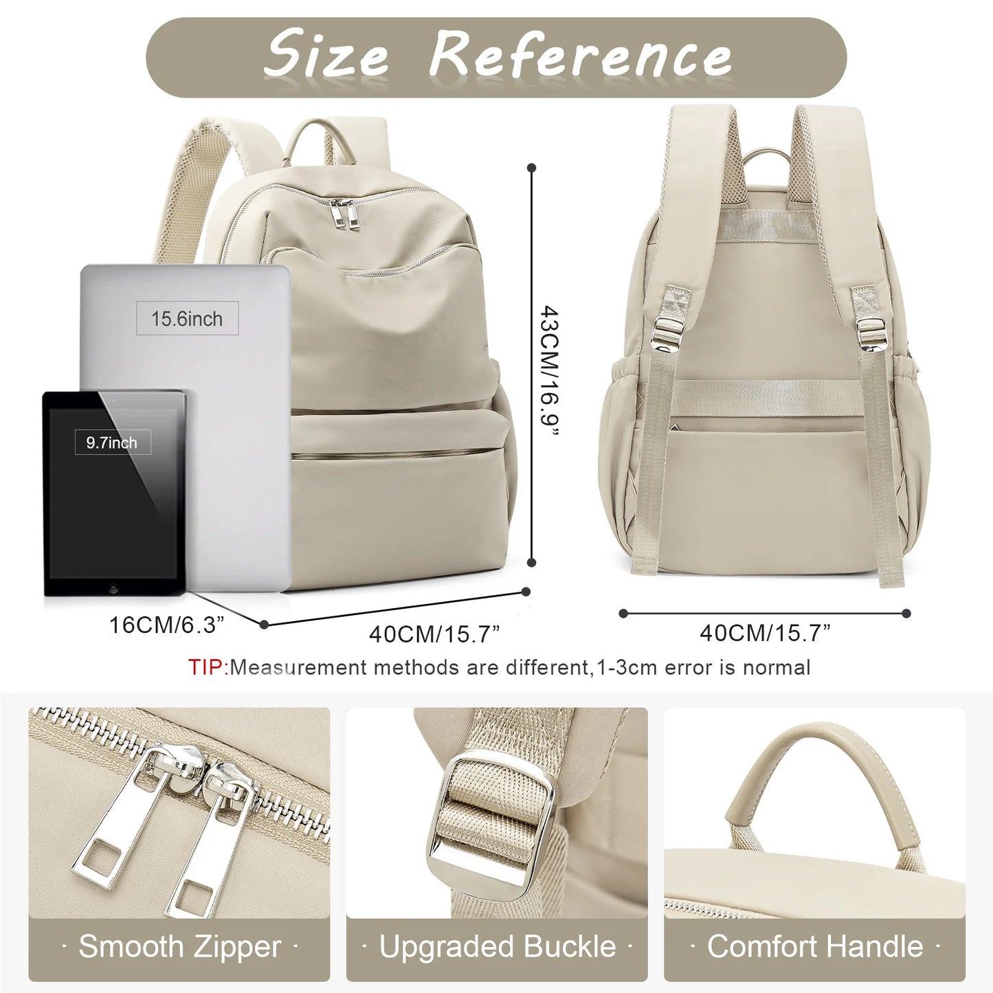 Women’s Short Distance Travel Backpack | Ideal for School & Travel