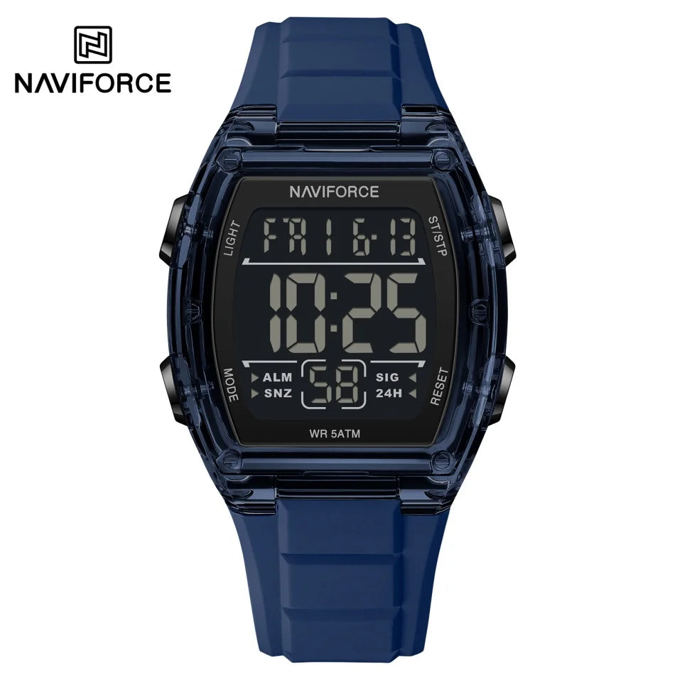 Luxury Digital Sport Watches for Men | Waterproof Silicone Band