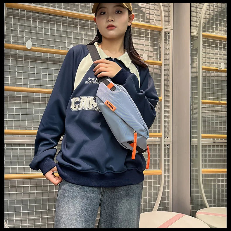 Versatile Chest Bag for Casual Wear | Large Capacity Crossbody Bag