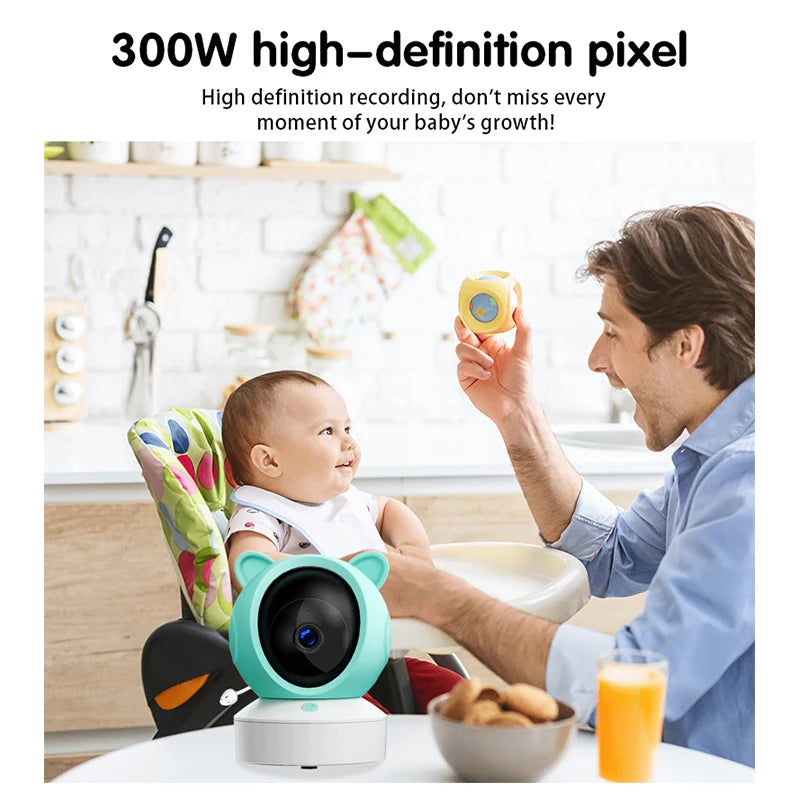 Smart Baby Monitor with 2K Camera & Night Vision for All Parents