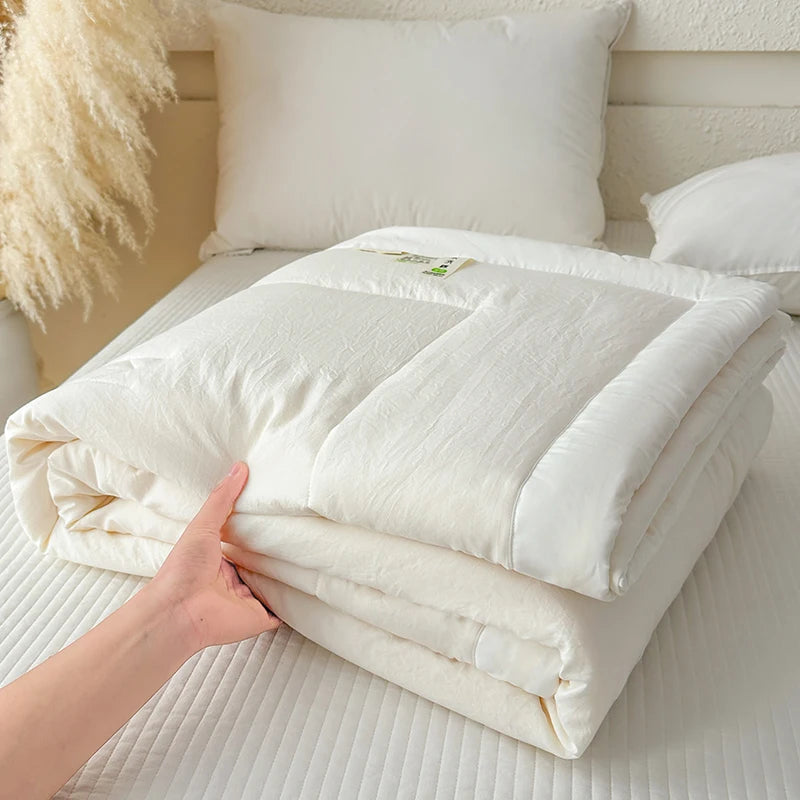 Soft Lightweight Summer Quilt | 100% Cotton Duvet Comforter