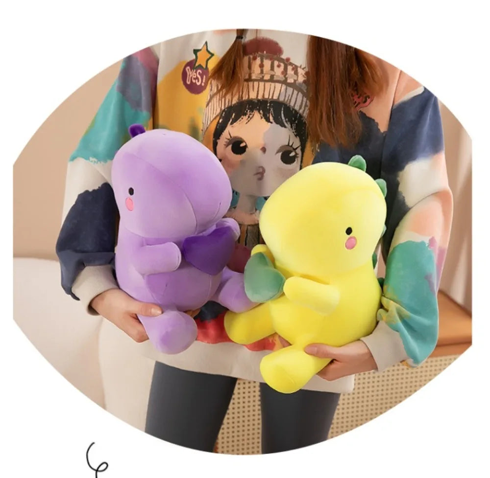 Cute Kawaii Plush Dinosaur Doll | Soft Cartoon Dino Toy for Kids