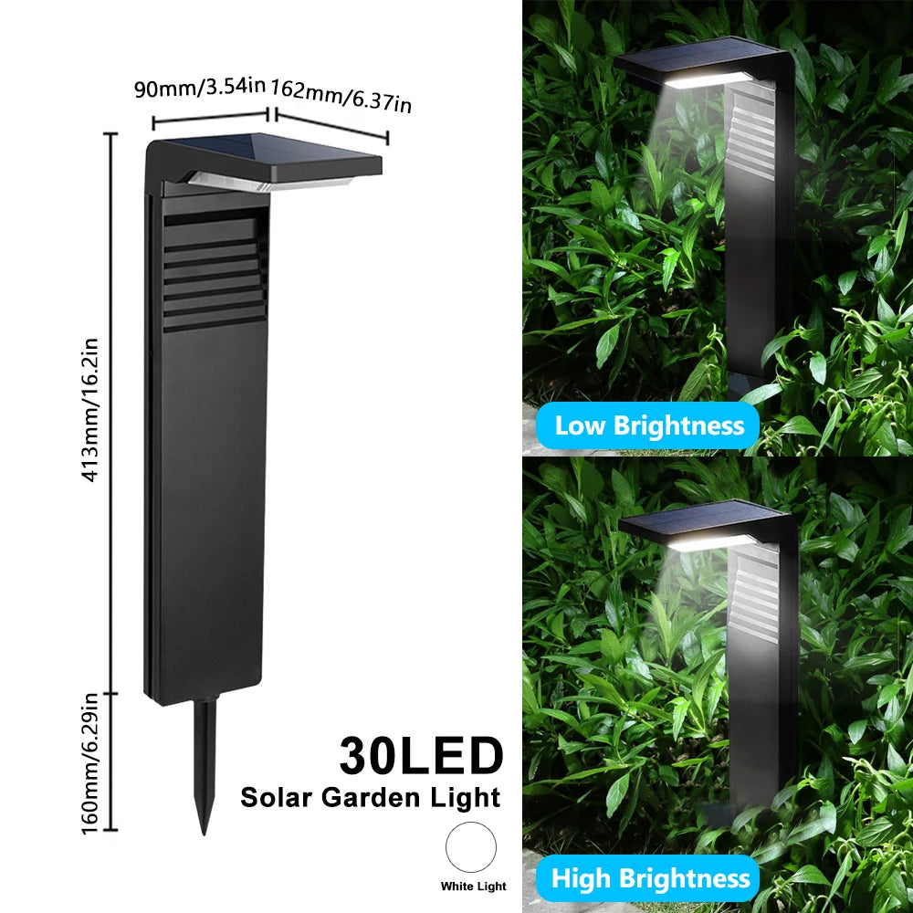 Outdoor Solar Powered Pathway Lights | Waterproof Landscape Lighting