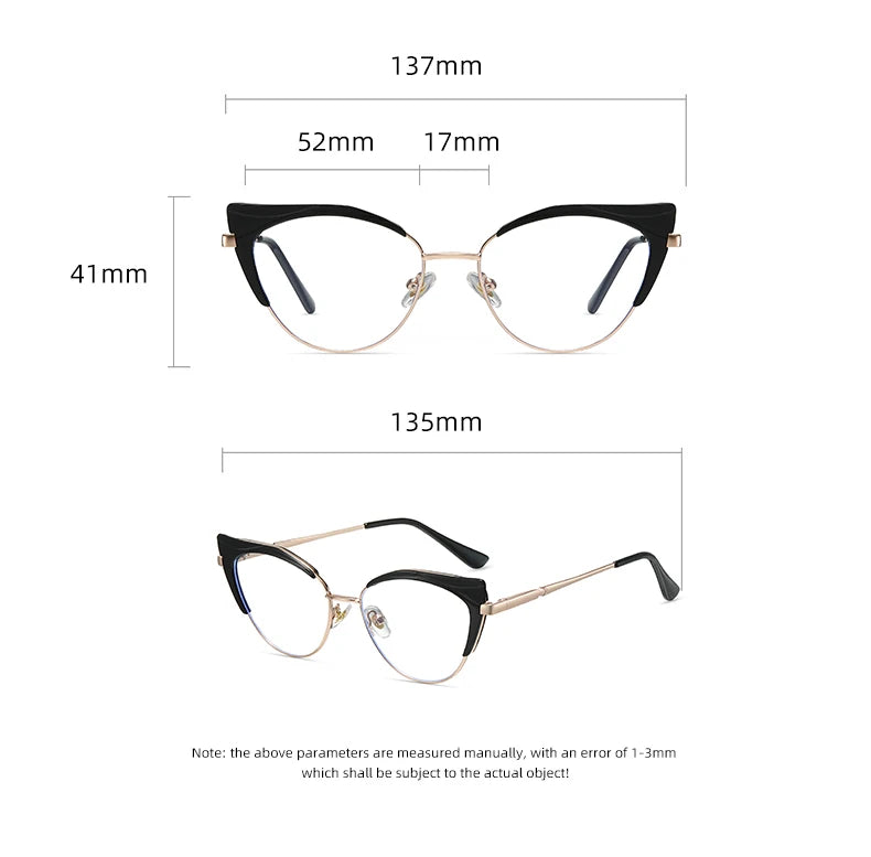 Stylish Women's Cateye Prescription Glasses | Elegant Optical Wear