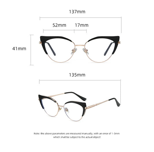 Gafas Graduadas de Mujer Ojo de Gato con Estilo | Monturas Ópticas Elegantes