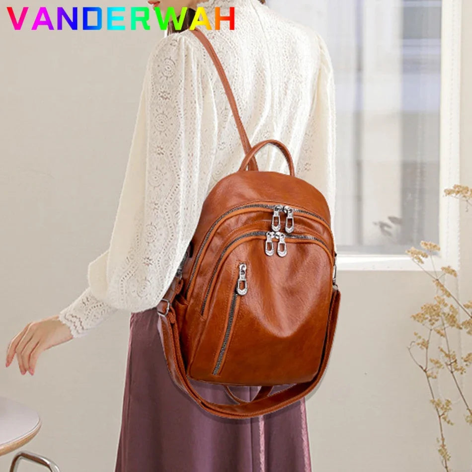 Fashion Large Capacity Women’s Shoulder Bags | Versatile Travel Backpacks
