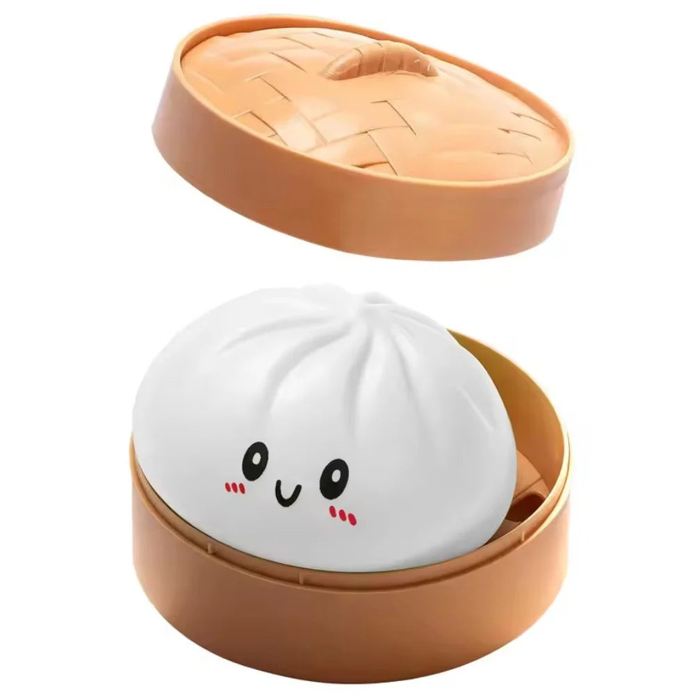 Simulation Flash Dumpling Squishy Stress Ball Slow Rebound Squeeze Decompression Toy for Kids Adults