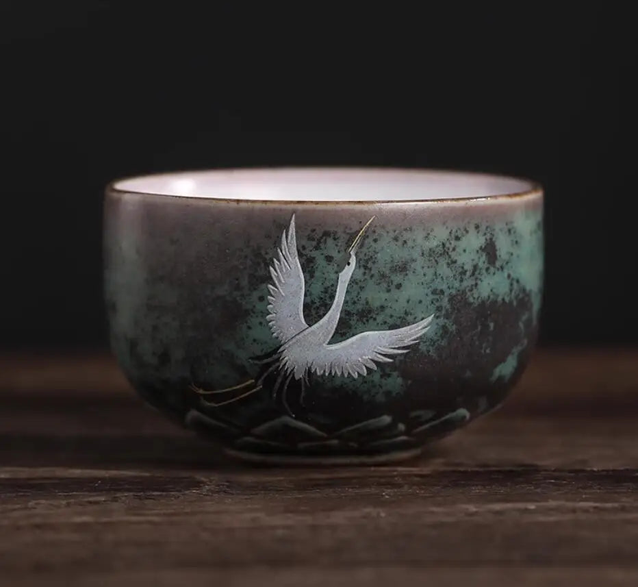 Elegant Japanese Style Ceramic Coffee Cup | Eco-Friendly Drinkware