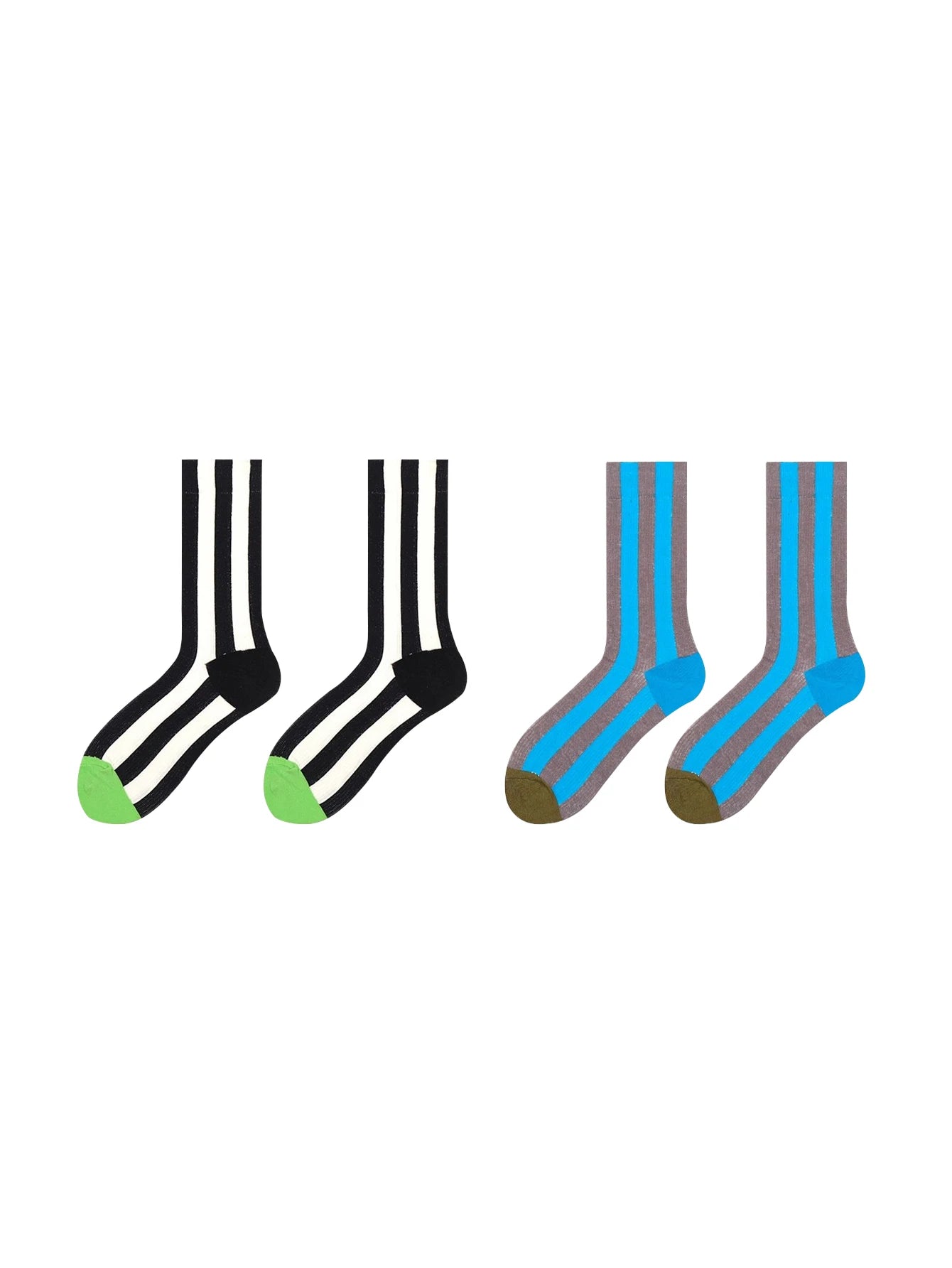 Unisex Trendy Contrast Stripes Mid Tube Socks for Every Occasion