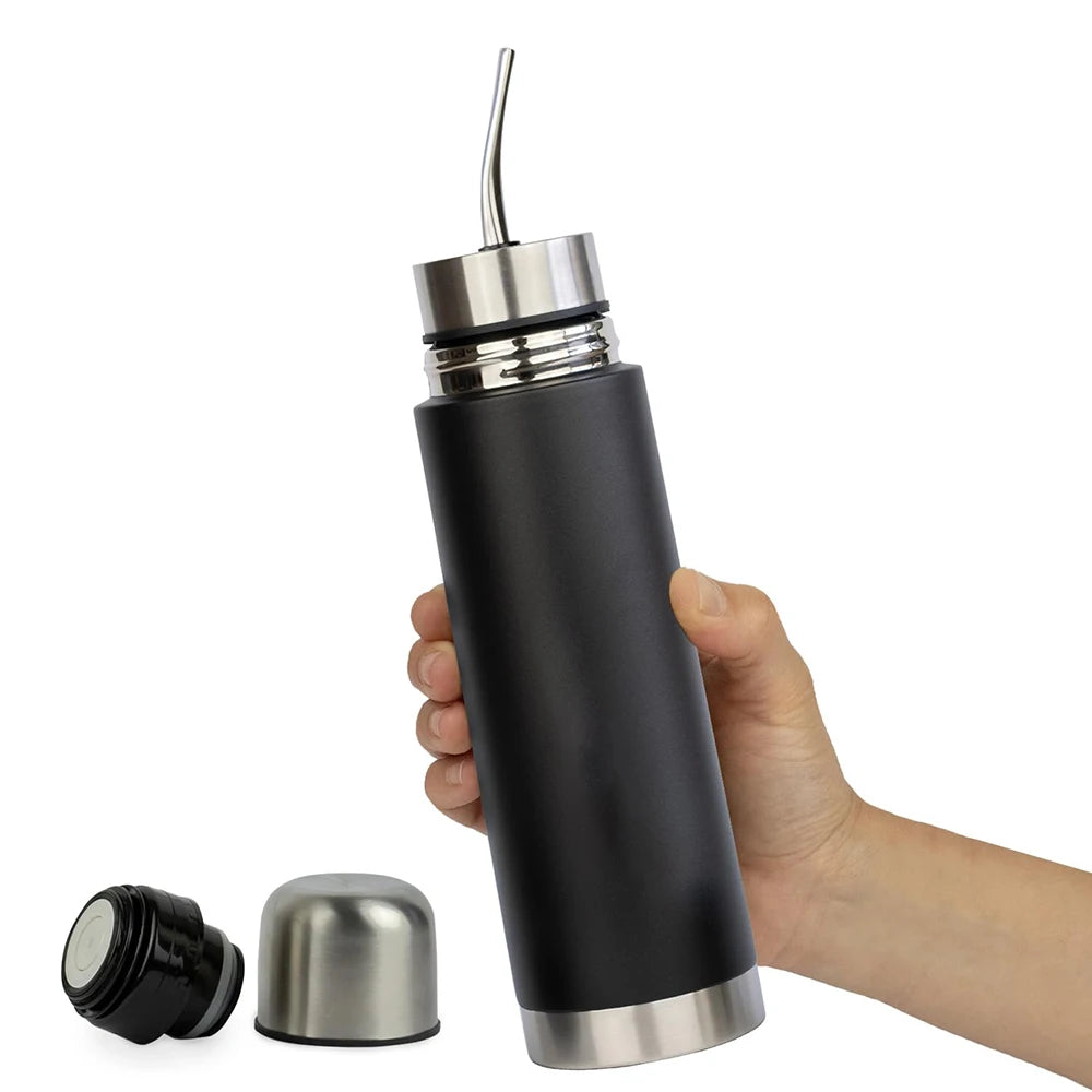 2-in-1 Thermal Mate Cup with Built-in Bombilla | Yerba Mate Thermos