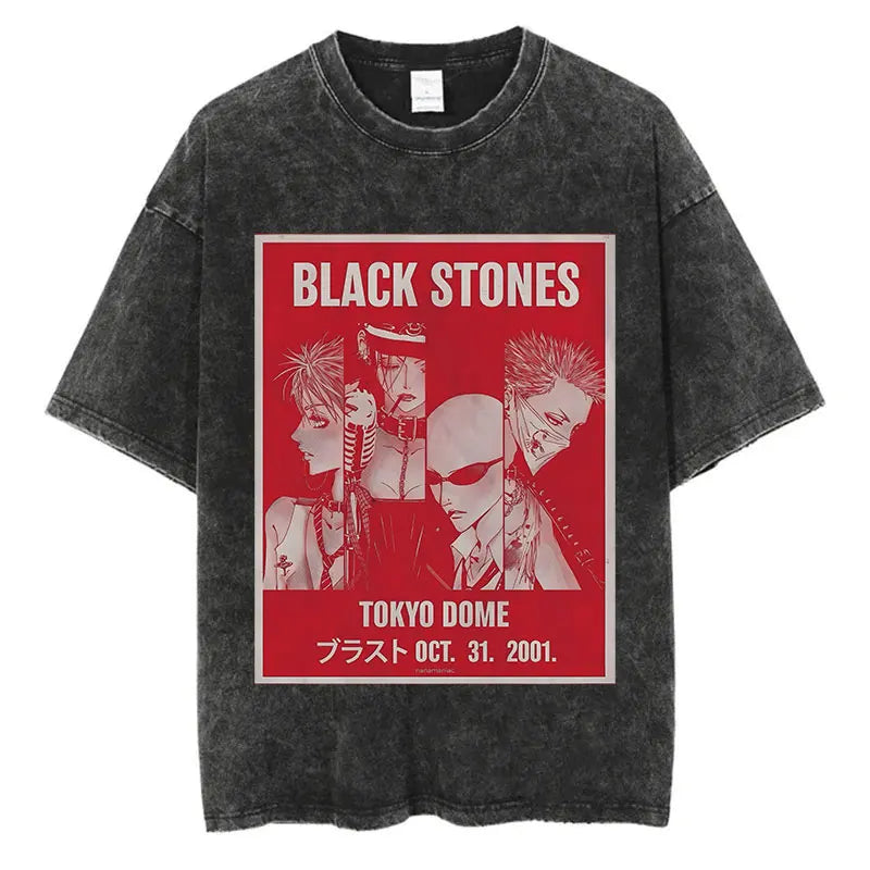 Vintage Anime Graphic T-Shirt | Harajuku Streetwear Summer Style