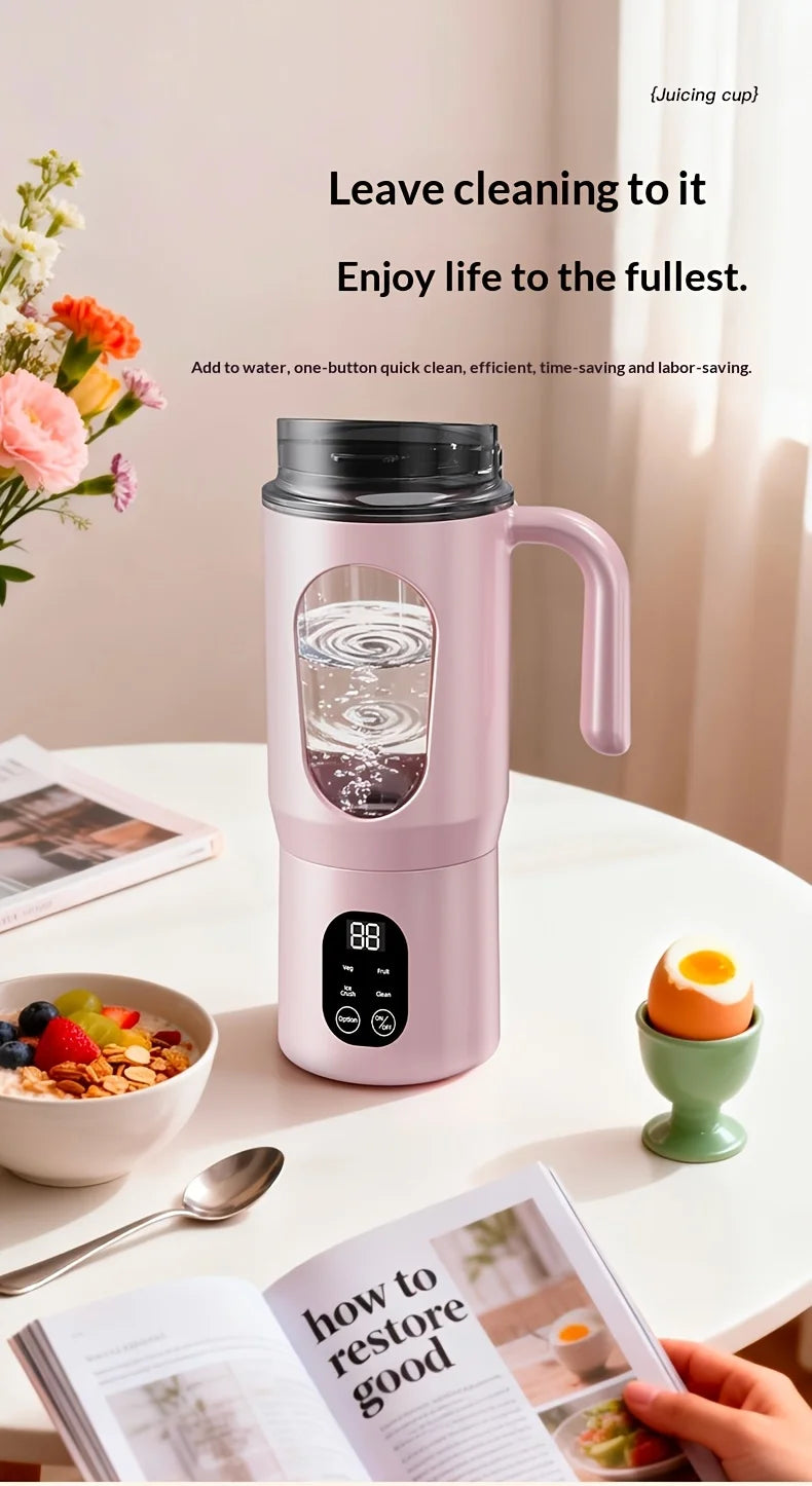 Portable Juice Maker Blender | 580ML Juicer for Smoothies & Shakes