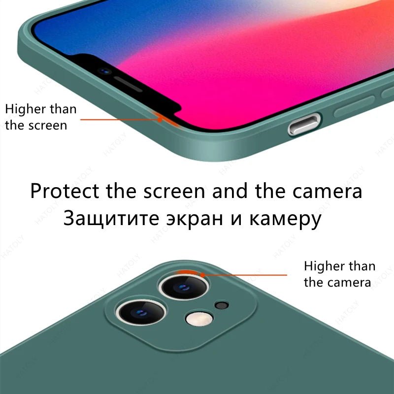 Liquid Silicone Phone Case | Stylish Shockproof Protection