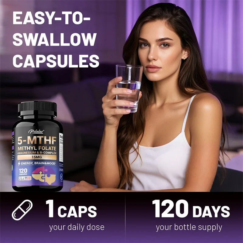5-MTHF Methylfolate Supplement for Energy and Cognitive Support