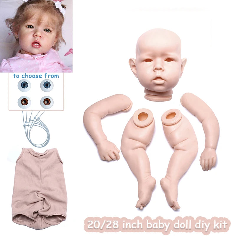 20/28 Inch Reborn Doll Kit | Unfinished Soft Touch Baby Kit