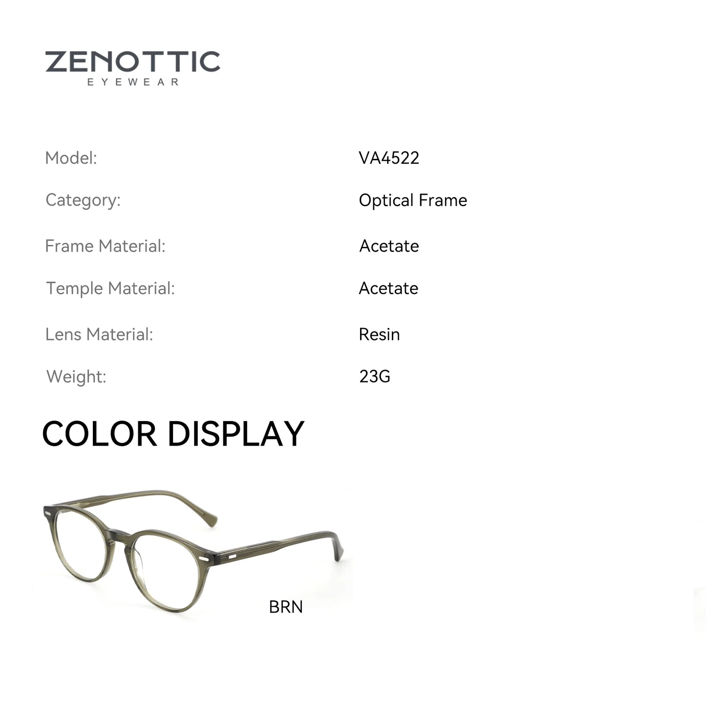 Stylish Round Prescription Glasses for Men & Women | Modern Look