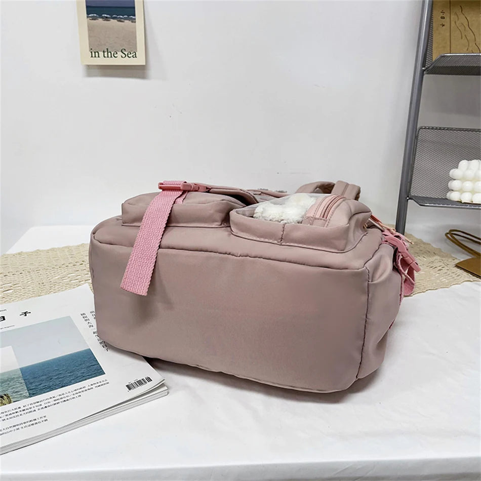 Mochila Bonita Impermeable para Mujer | Mochila Escolar con Múltiples Bolsillos