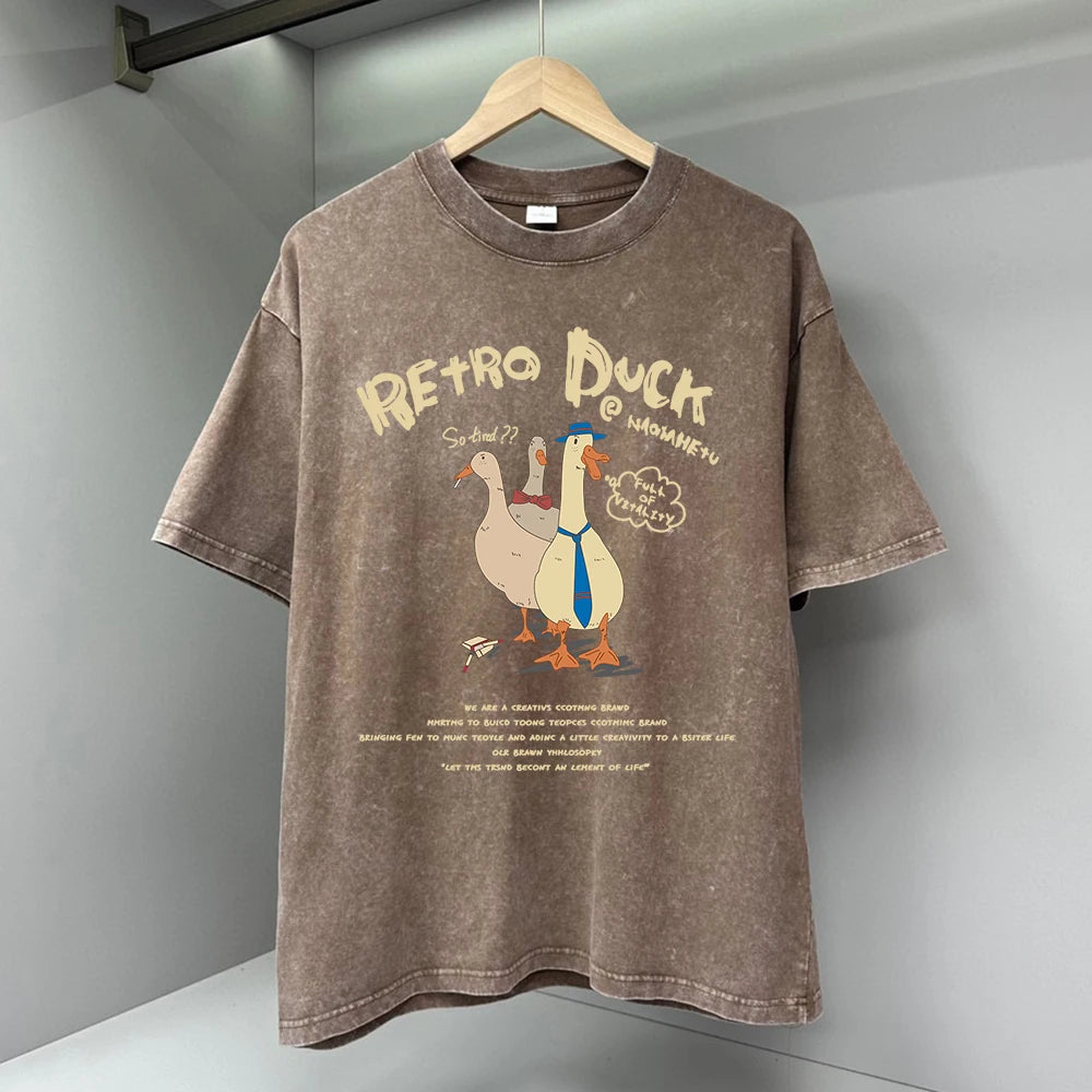 Men's Retro Cartoon Graphic T-Shirt | Stylish Summer Wear