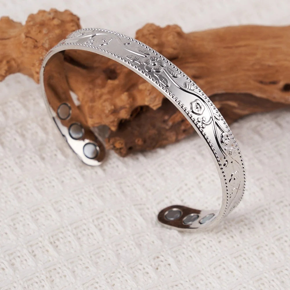 Unisex Vintage Healing Jewelry | Celtic Knot Magnetic Bracelet Set