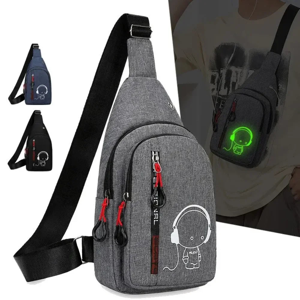 Stylish Casual Chest Bag for Men | Versatile Crossbody Backpack