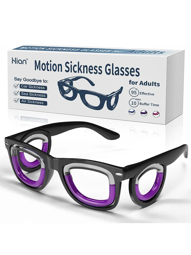 Anti-Motion Sickness Glasses | Lightweight Travel Nausea Relief