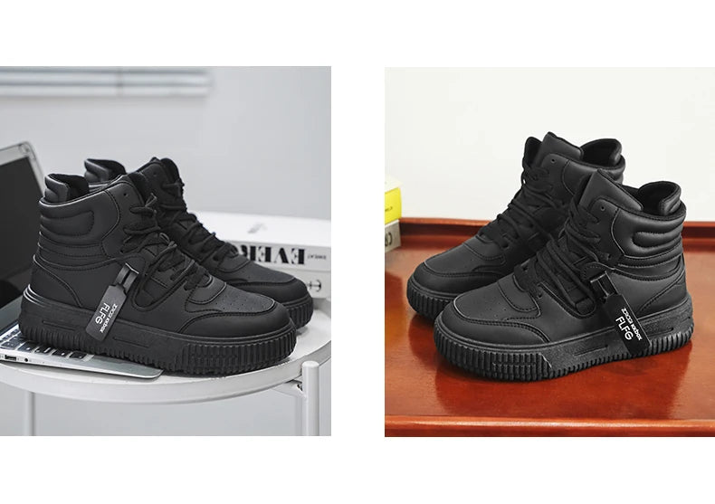 Men's Casual High-Top Sneakers | Stylish & Versatile Footwear