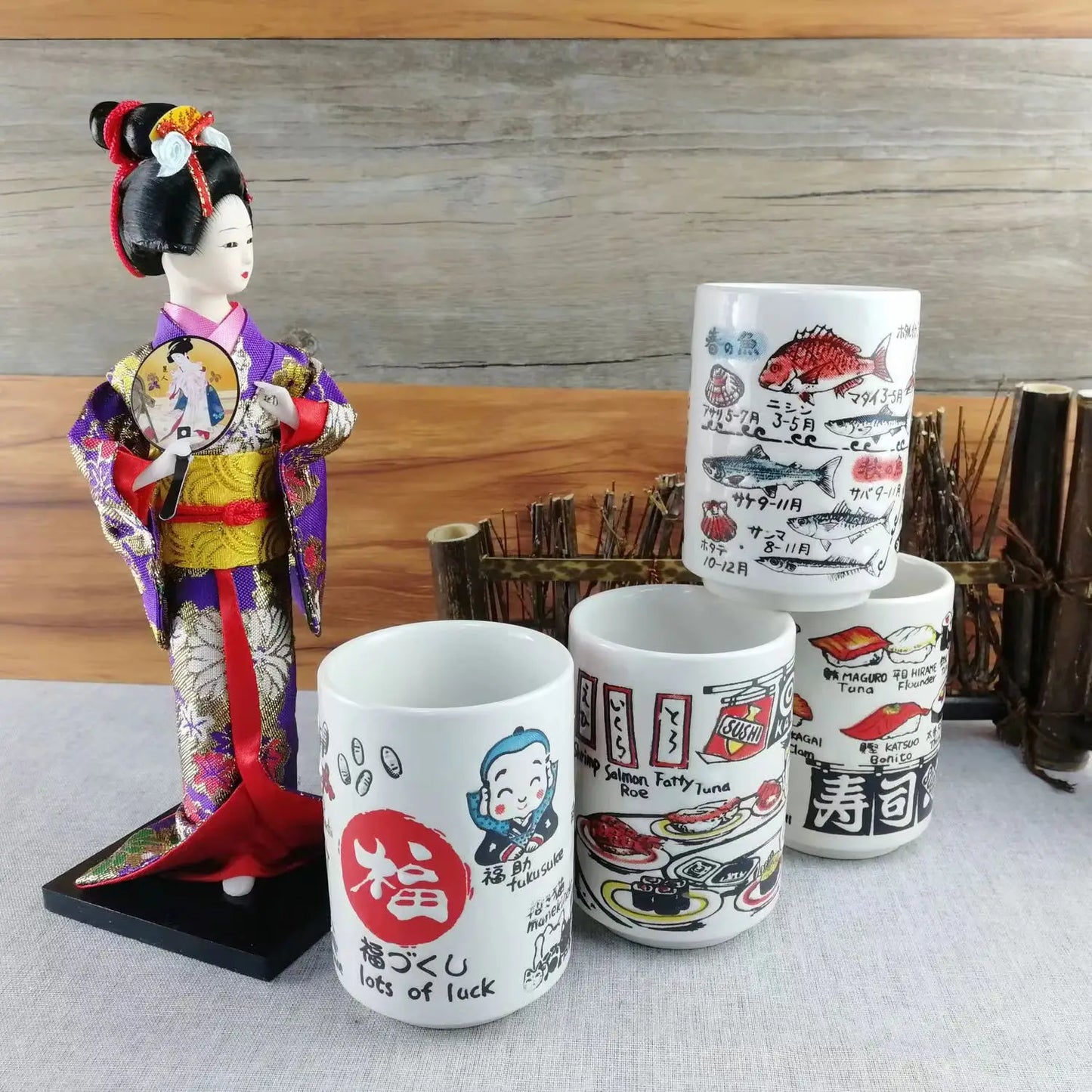 Japanese Style Ceramic Mugs | Perfect Tea, Wine, and Sake Cups