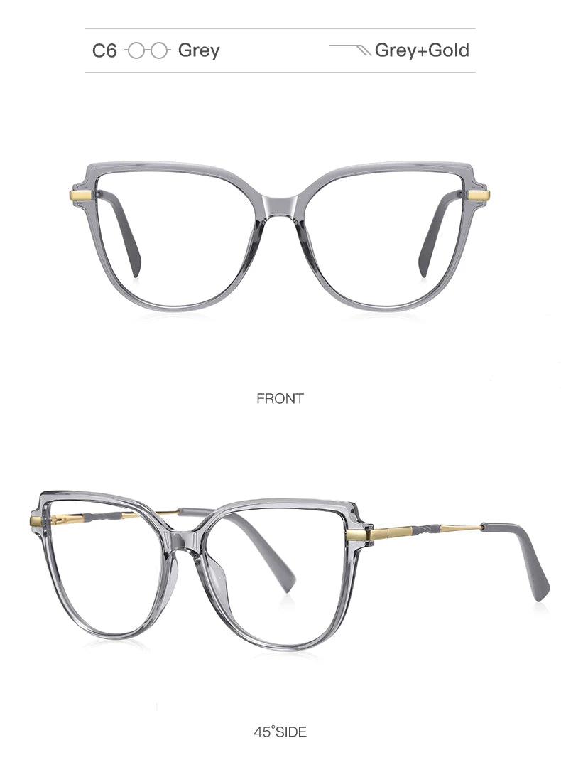 Trendy Anti-Blue Light Prescription Glasses for Women