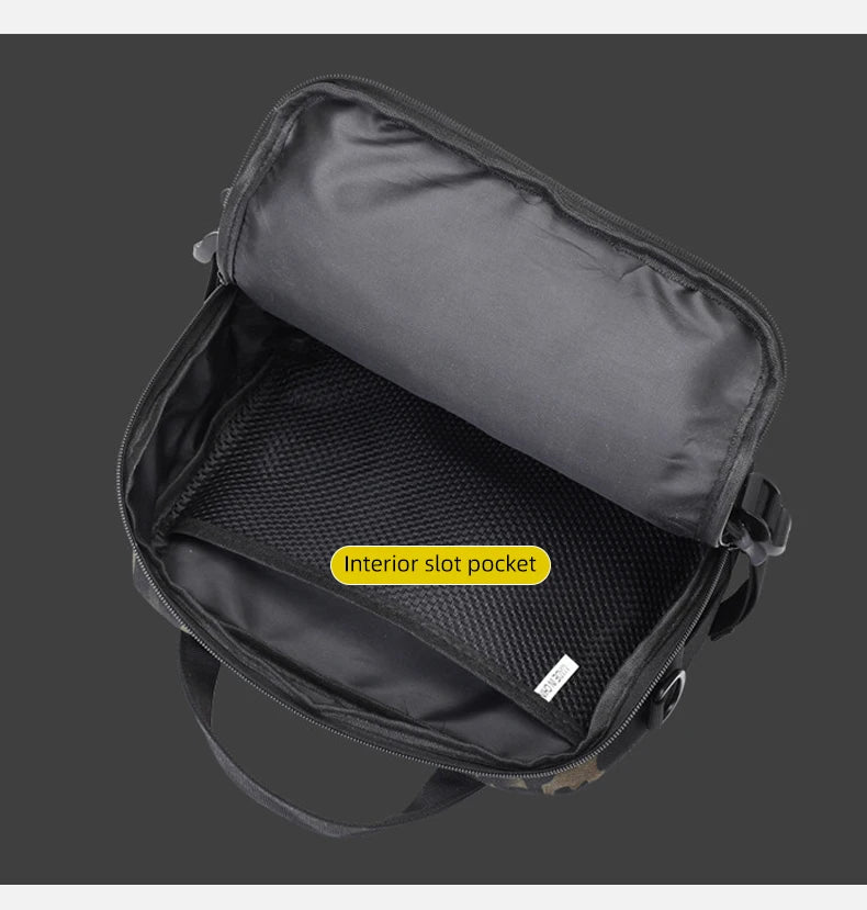 Bolso cruzado táctico para hombre | Perfecto para viajes y uso al aire libre