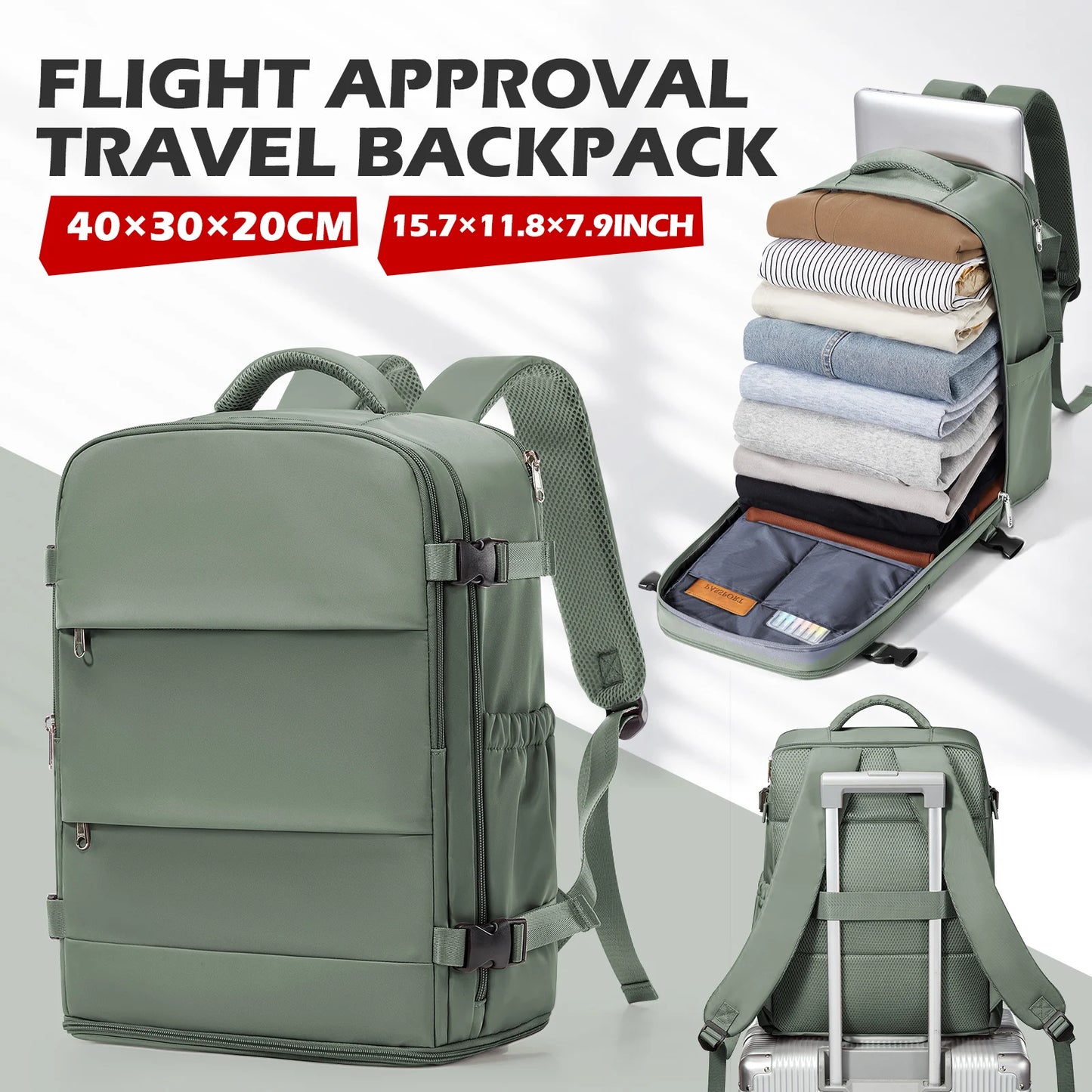 Versatile Travel Backpack for Cabin Luggage | Ideal for Work & Leisure