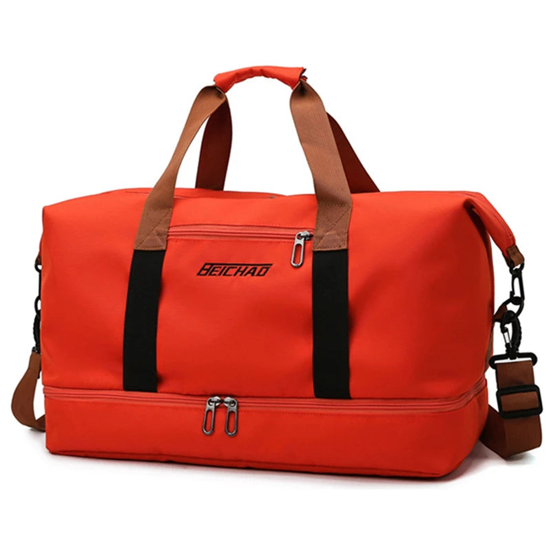Large-Capacity Travel Bag | Waterproof Sports Fitness Luggage