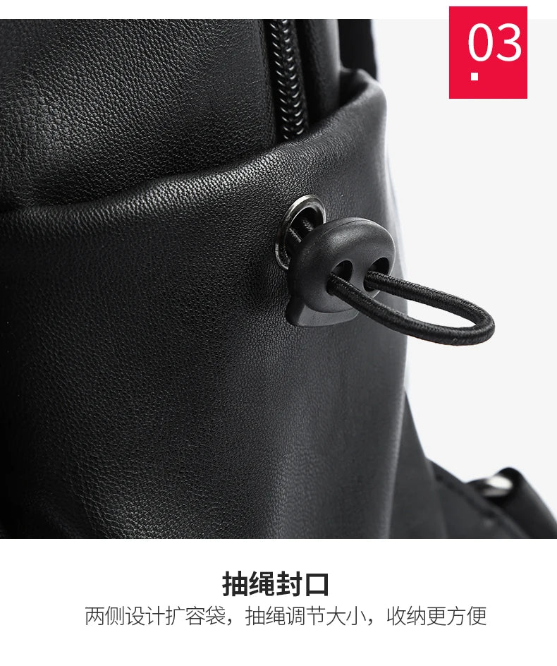 Waterproof Nylon Sling Bag | Anti-Theft Travel Chest Backpack