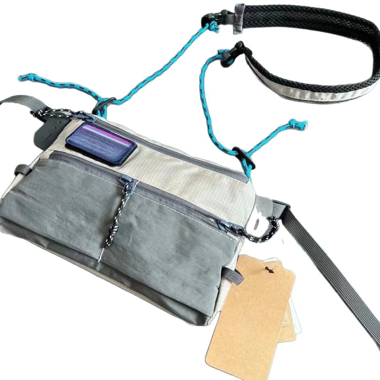 New Bata men's and women's sports envelope bag, fishing bag, versatile shoulder bag, workwear, mobile phone, small shoulder bag