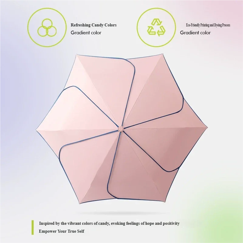 Korean-Style Manual Petal Umbrella | Wind-Resistant & UV Protection