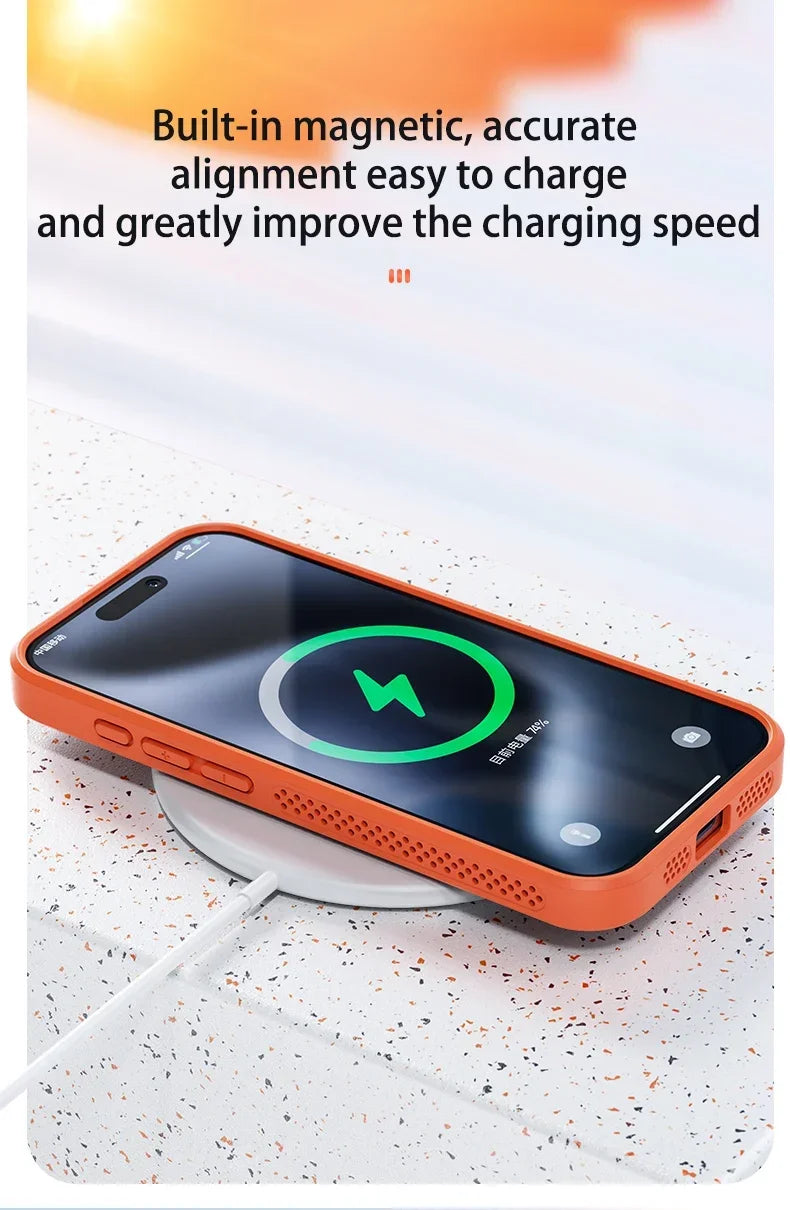 Cooling Heat Dissipation Phone Case | Magnetic Protection for iPhone